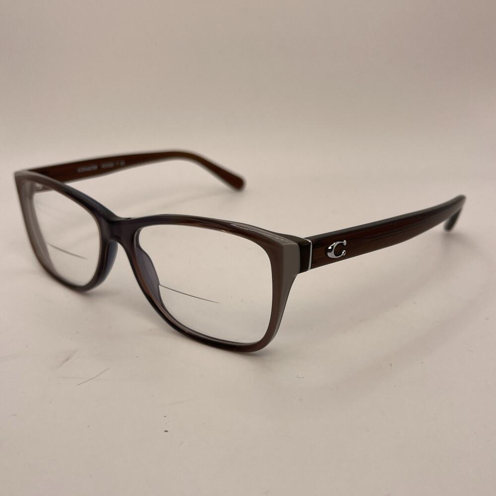 Coach Eyeglasses HC6129 5534 Taupe Laminate Oval 52-16 140 *Frames Only*